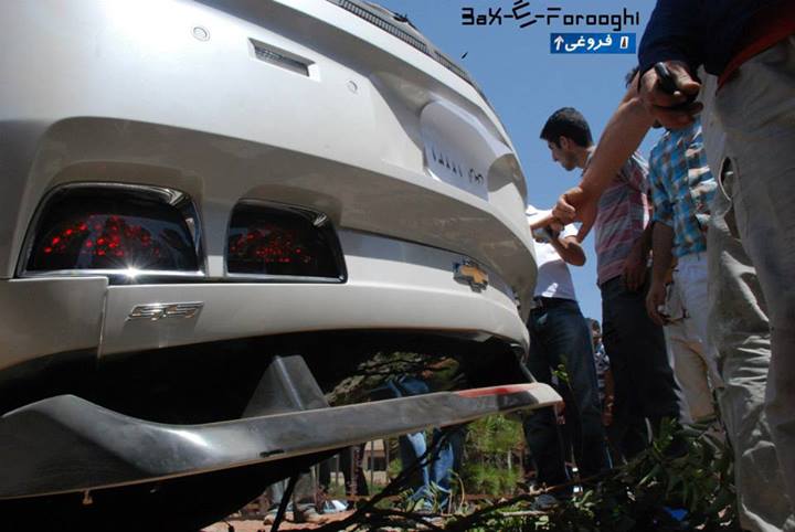 تصاویری از لوکس ترین خودرو ایران تصادف کرد و اوراقی شد