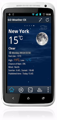 GO Weather Forecast Widgets Premium 5.40 هواشناسی در اندروید