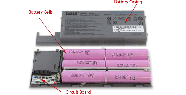 Discarded-Laptop-Battery